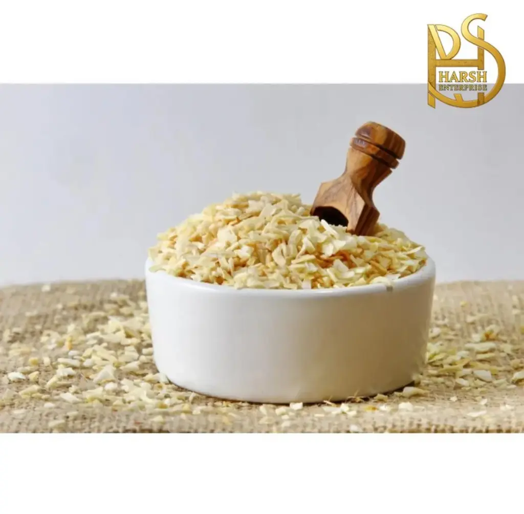 Organic dehydrated garlic granuals