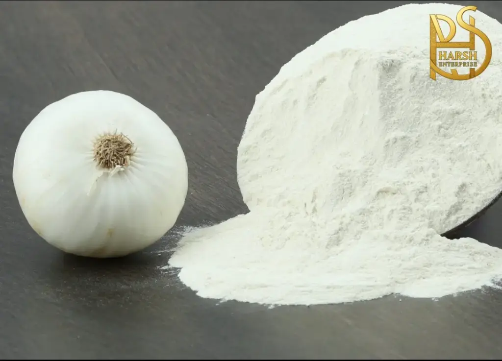 Dehydrated white onion powder